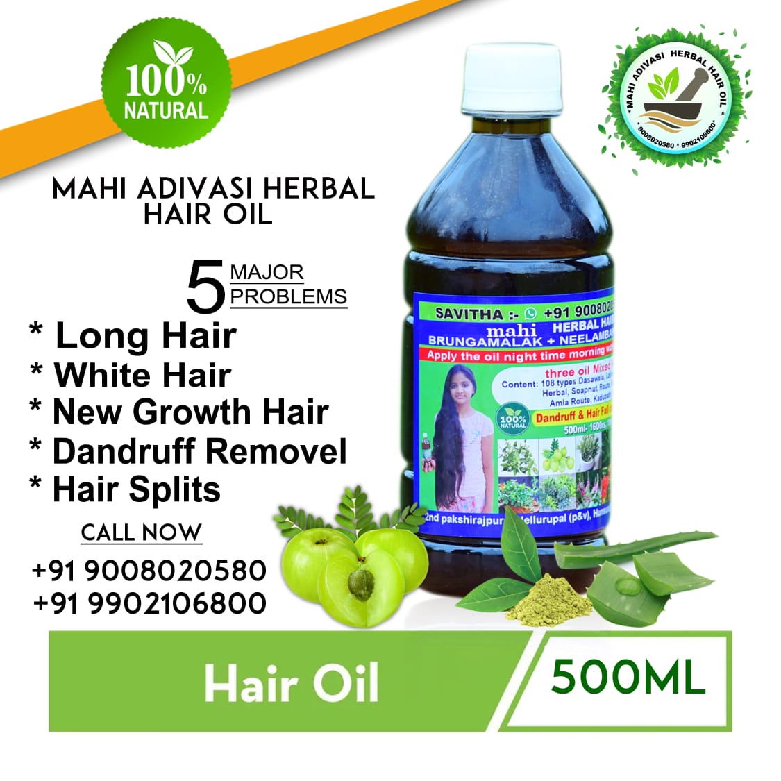 Mysore 100% Original Adivasi Hair Oil